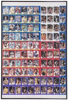 1985-86 Star Uncut Multi Sport Sheet - Features 2 Michael Jordan Rookies 